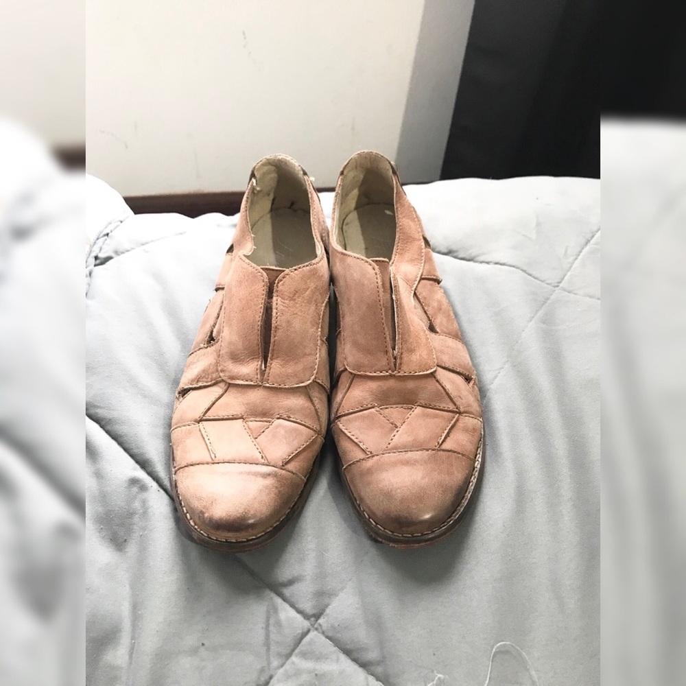 Tan loafers